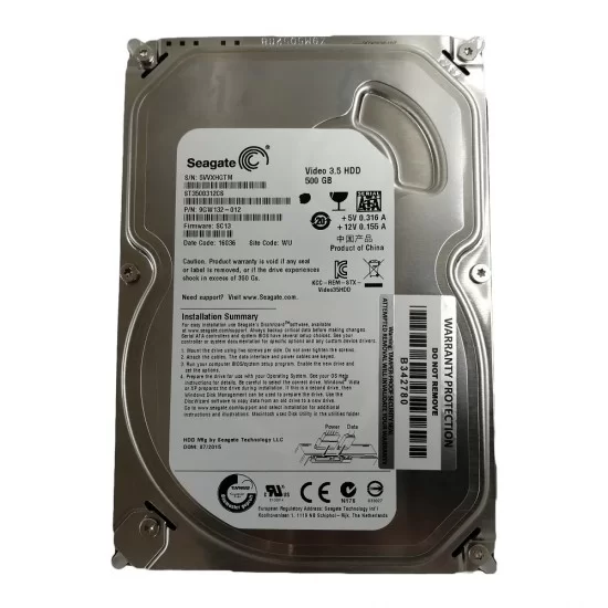 500GB 3.5 Internal Desktop Hard Drive SATA HDD CCTV